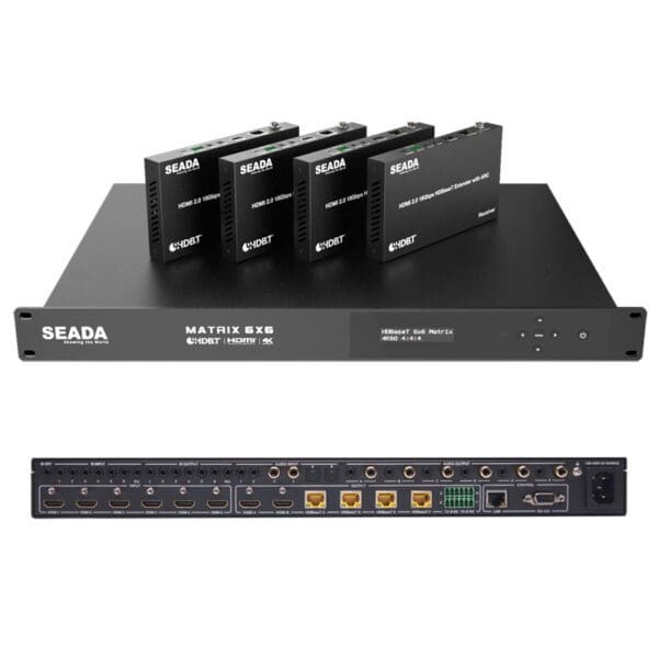 SEADA MS-HBTB66C70 6X6 HDBaseT MATRIX SWITCHER