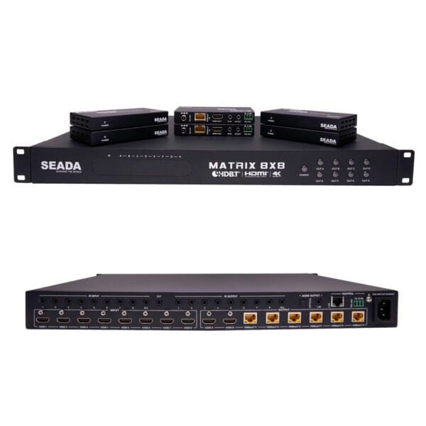 SEADA MS-HBTB88C70 8X8 HDBaseT MATRIX SWITCHER