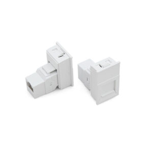WHITE CAT 6 FACIA & COUPLER (NOT FOR P-PACK D OR PD VERTICAL