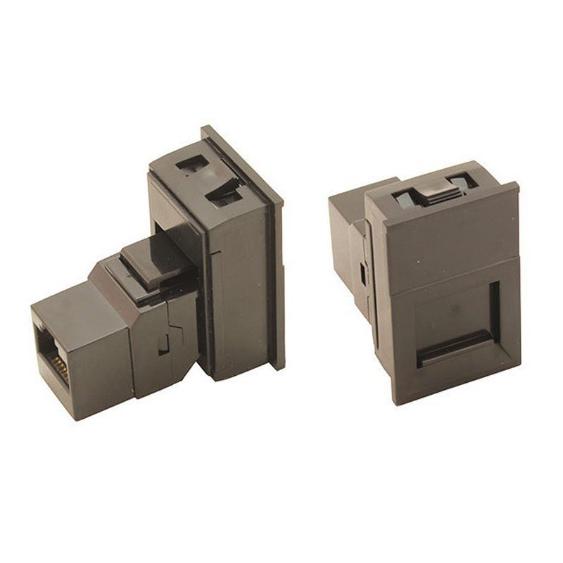 Black Cat6 Facia & Coupler (Not For P-PACK D / PD Vertical) Black Cat6 Facia & Coupler (Not For P-PACK D / PD Vertical)
