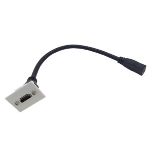 WHITE 300MM HDMI LAUNCH LEAD (F/M TO F/M CONNECTOR)