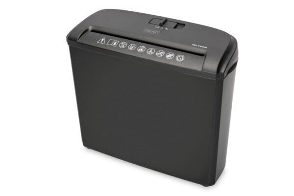 DIGITUS S5 PAPER SHREDDER - BLACK