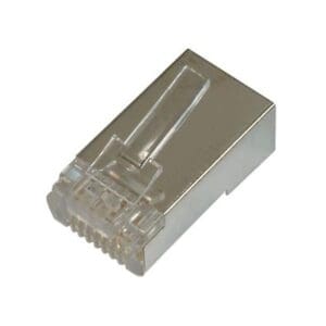 SHIELDED CAT.6 CONNECTOR FOR STRANDED STP - 2 PIECE 4U/4D