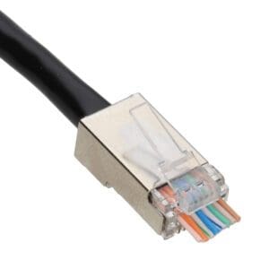 SHIELDED RJ45 CONNECTOR FOR STRANDED-PASSTHROUGH (50)