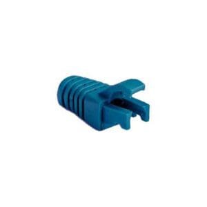 RJ45 CABLE BOOT WITH LATCH PROTECTOR - BLUE