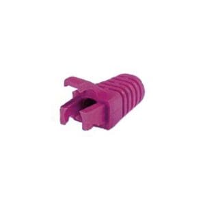 RJ45 CABLE BOOT WITH LATCH PROTECTOR - VIOLET