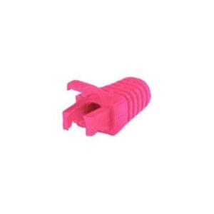 RJ45 CABLE BOOT WITH LATCH PROTECTOR - PINK