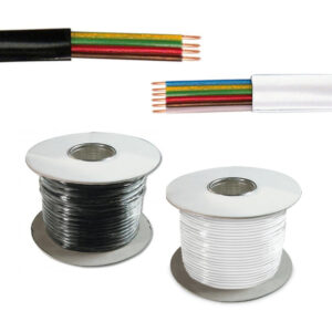 Flat Modular Telephone Cable - 100M Reel
