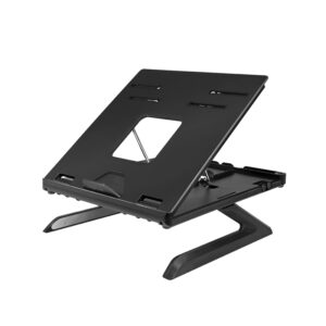 LAPTOP STAND - FOLDABLE & HEIGHT ADJUSTABLE - BLACK