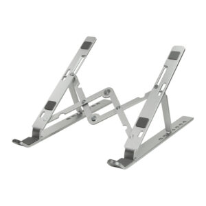 LOGILINK FOLDABLE ALUMINIUM LAPTOP STAND - SILVER