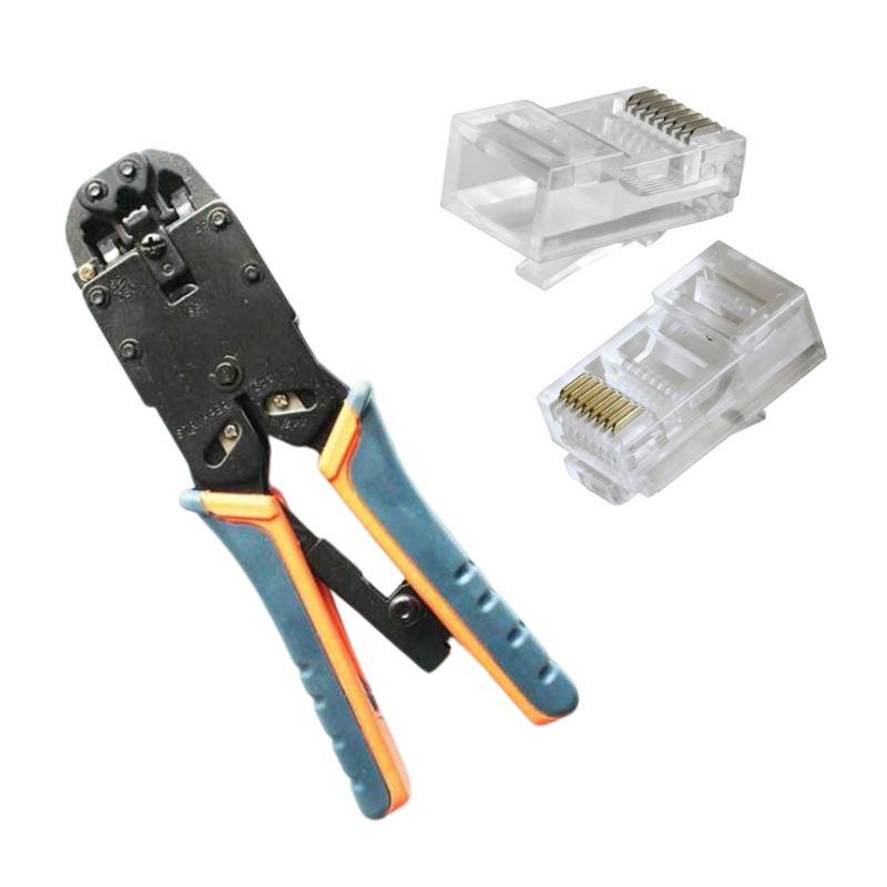 Cat.6 Connector For UTP Cable - 1 Piece 0U/8D