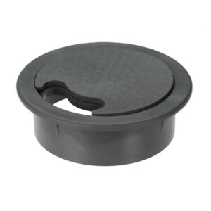 80mm Desk Cut-Out Black Grommet