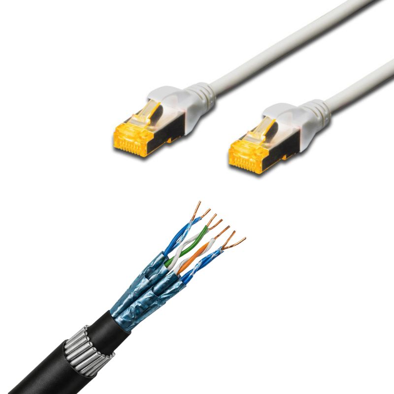 3M Cat.6A 10GB S-FTP LSZH Patch Cable - White