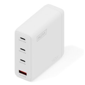 DIGITUS USB GaN Charger - 140W (USB-C & USB-A)