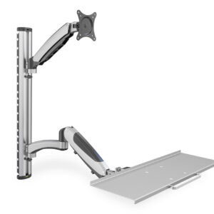 DIGITUS WALL MOUNT WORKSTATION - MON/ KB / MSE - 27in / 6Kg