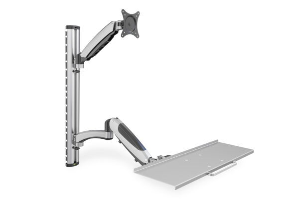 DIGITUS WALL MOUNT WORKSTATION - MON/ KB / MSE - 27in / 6Kg