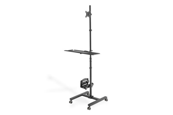 DIGITUS MOBILE WORKSTATION + INDIVIDUAL HEIGHT ADJUSTMENT