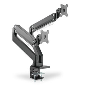 DIGITUS DUAL MONITOR MOUNT + GAS SPRING & CLAMP MOUNT