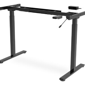 DIGITUS Height Adjustable Table Frame - 2 Levels - Black