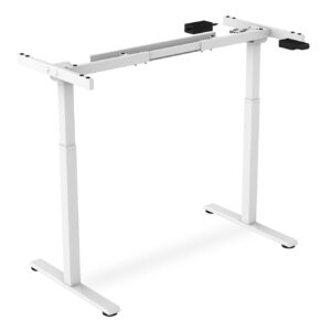 DIGITUS Height Adjustable Table Frame - 2 Levels - White