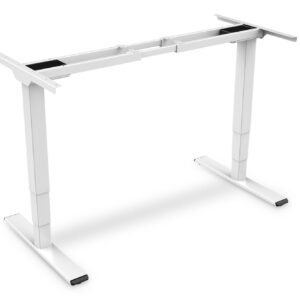 DIGITUS Height Adjustable Table Frame - 3 Levels - White