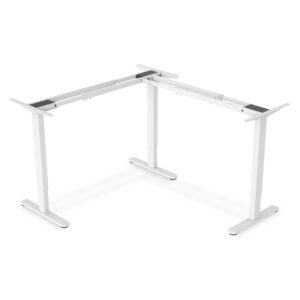 DIGITUS L-SHAPE ADJUSTABLE TABLE FRAME - 3 MOTOR - 2 LEVEL