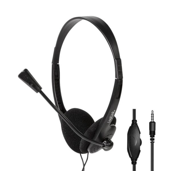 HEADSET STEREO WITH MICROPHONE - 3.5mm - ECOFRIENDLY