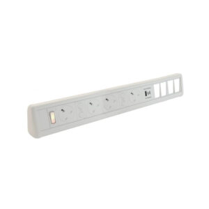 P-PACK DESK WHITE 4X POWER - USB A & C - 4X 6C CUT-OUTS - MS