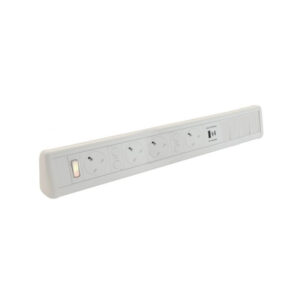 P-PACK DESK WHITE 4X POWER - USB A & C - 4X CAT.6 COUPLER -