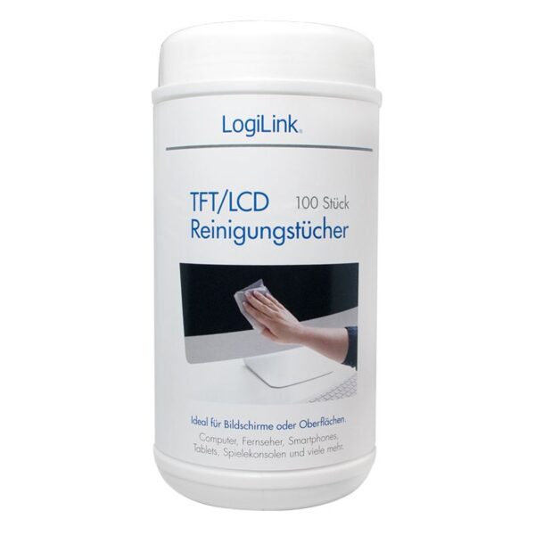 TFT/LCD CLEANING WIPES - (100 PACK)