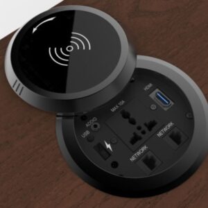 SEADA SC-DA-B AV Connectivity Box With Wireless Charging Lid