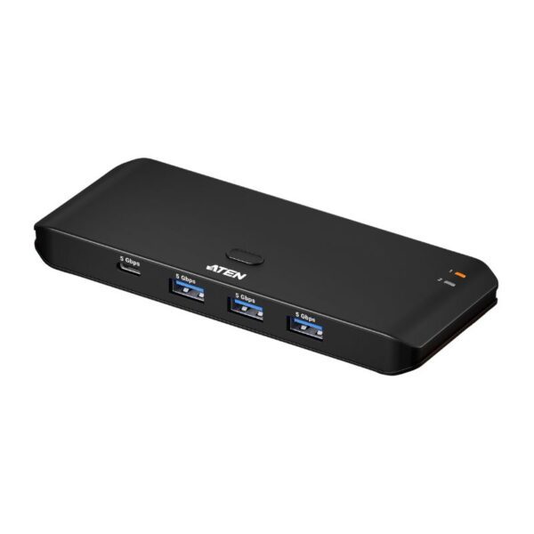 ATEN US3384I Switch USB 3.2 – 8 PC Per 4 Dispositivi, 5 Gbps, RS-232 E Power-on Detection