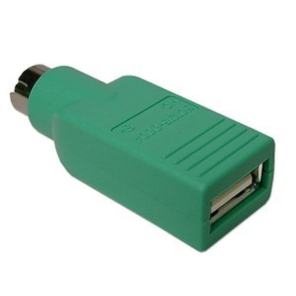 VSA91 - PS2 to USB mouse adaptor (green) for iPEPS