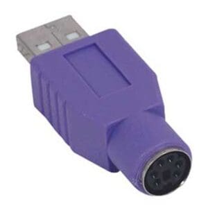 PS-2 to USB keyboard adaptor (purple) for iPEPS products