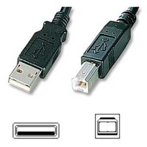 5m USB cable type A to type B connectors