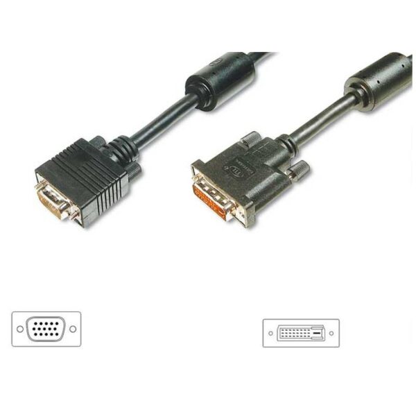 VSC42 - DVI-i-VGA adapter cable  Male - Male 3 Mtr