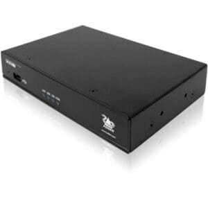 Single Link with POE HDMI & USB Extender over IP with PSU and UK power lead