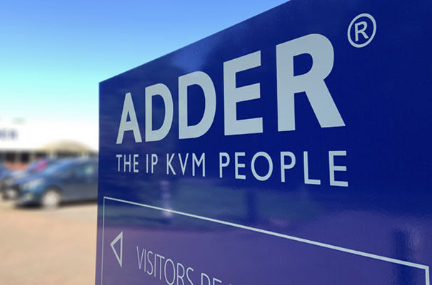 Adder Technology Welcome Sign